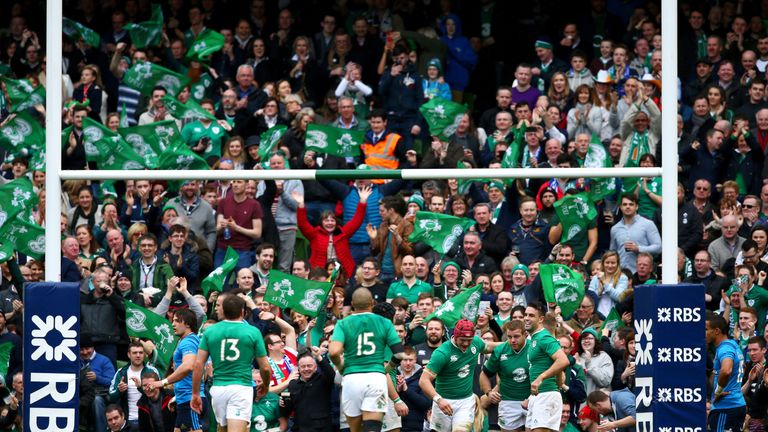 Ireland supporters had plenty to celebrate on Saturday