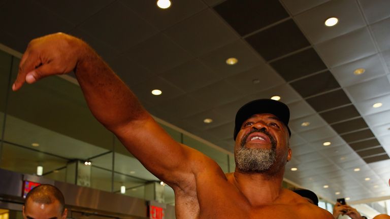 Shannon Briggs gatecrashed David Haye's press conference