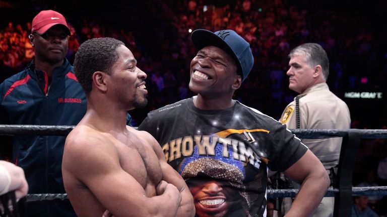 Shawn Porter and his father and trainer, Ken Porter