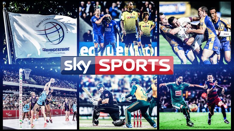 There's plenty of live sport on Sky Sports this weekend