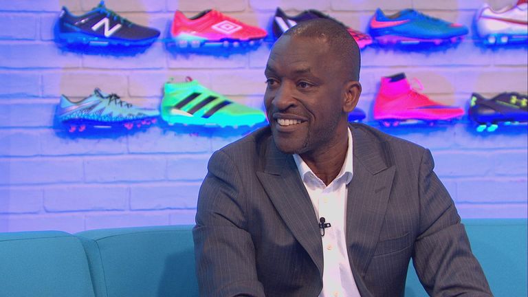 Chris Powell joined Helen and Fenners on the Soccer AM sofa