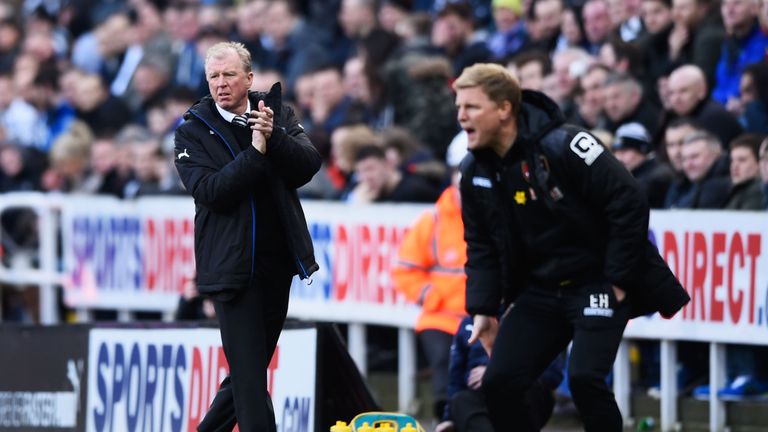 Steve McClaren and Eddie Howe 