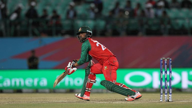 Tamim Iqbal hit four sixes before the game between Bangladesh and Ireland was called off