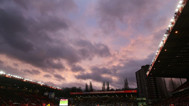 LONDON, ENGLAND - DECEMBER 12: A general view of the action during the Sky Bet Championship match between Charlton Athletic and Leeds United at The Valley 