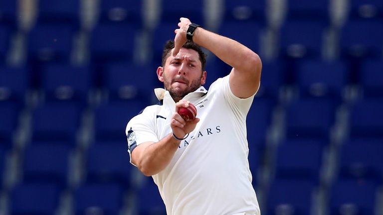 Tim Bresnan of Yorksire bowls during day two of the Champion County match between Marylebone Cricket Club and Yorkshire