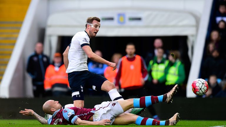 Harry Kane puts Spurs ahead at Villa Park