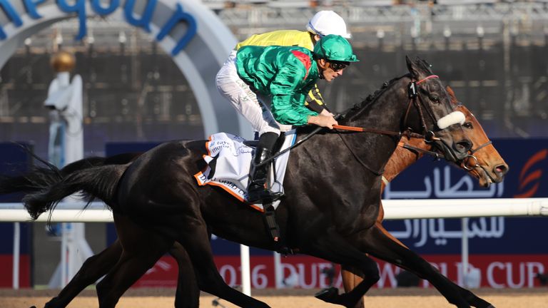 Vazirabad wins the Dubai Gold Cup from Big Orange