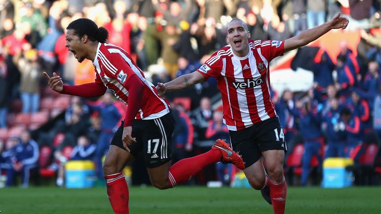 Virgil van Dijk of Southampton celebrates 