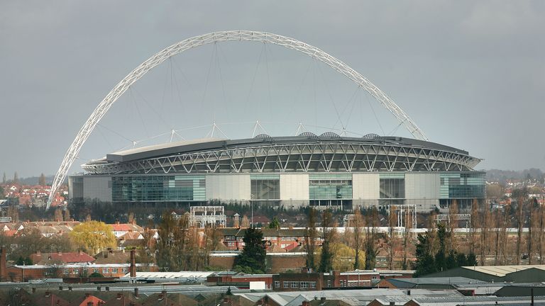 The Wembley Arch has become an iconic London landmark