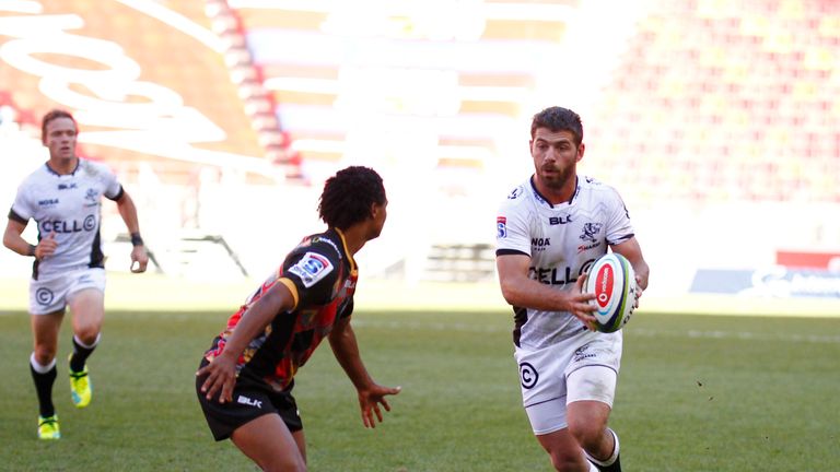 Willie le Roux of the Cell C Sharks  during the 2016 Super Rugby match between Southern Kings and Cell C Sharks