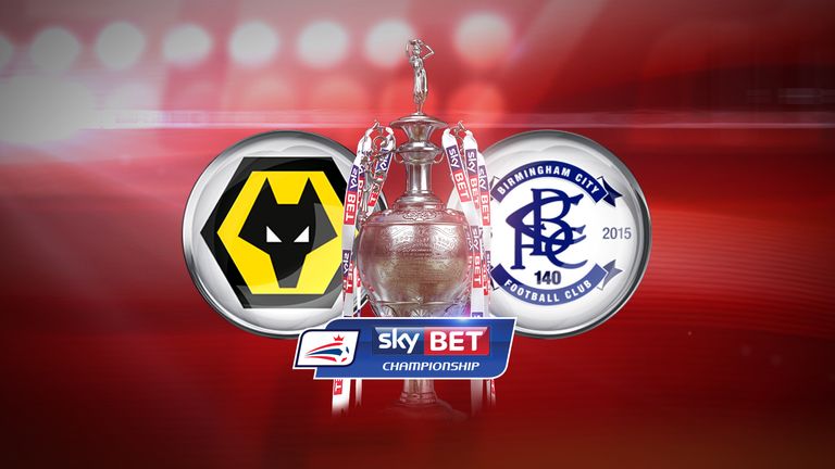 Wolves face Birmingham City in the Championship
