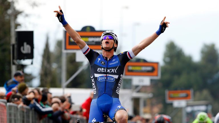 Zdenek Stybar wins Stage 2 of the 2016 Tirreno-Adriatico
