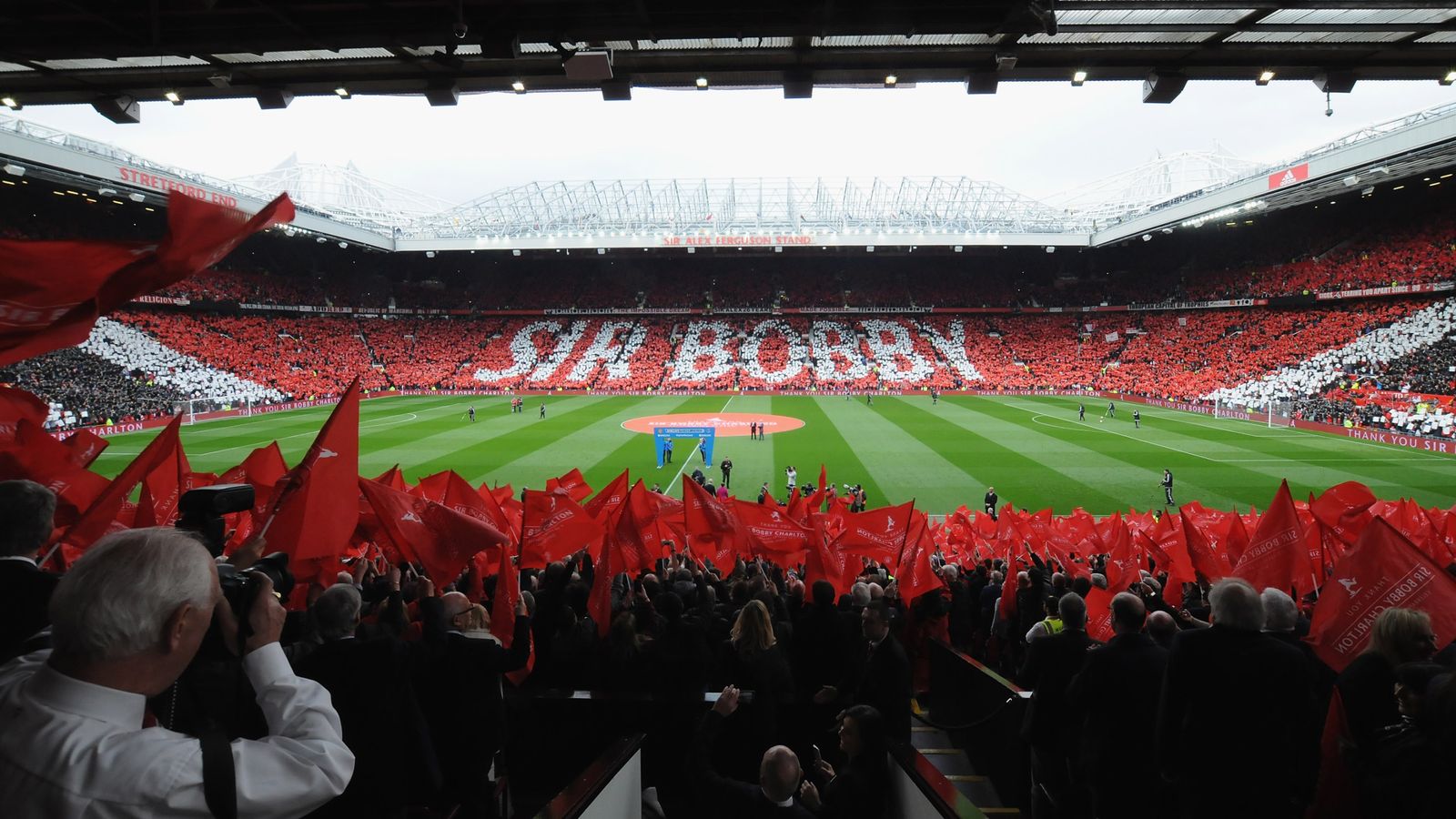 Manchester United rename stand in honour of Sir Bobby Charlton ...