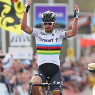 Peter Sagan won the opening stage of his Tour of California title defence