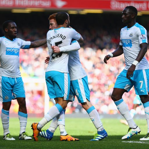 Newcastle earn point at Anfield