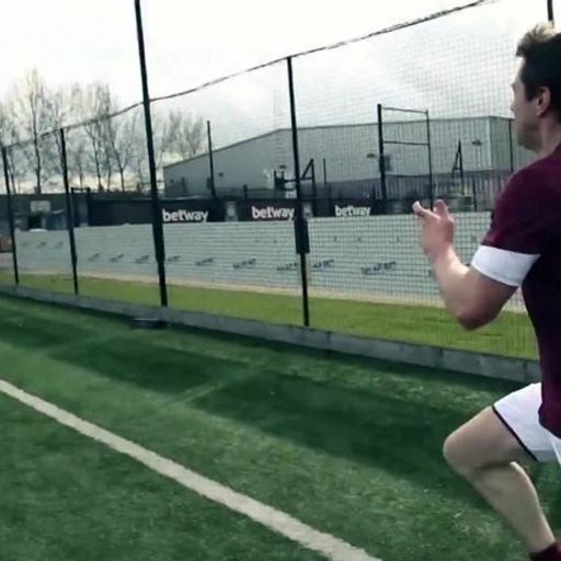 WATCH: Pro training for Hammers fans