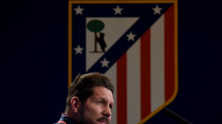 Atletico Madrid's Diego Simeone says his team enjoys being the underdogs