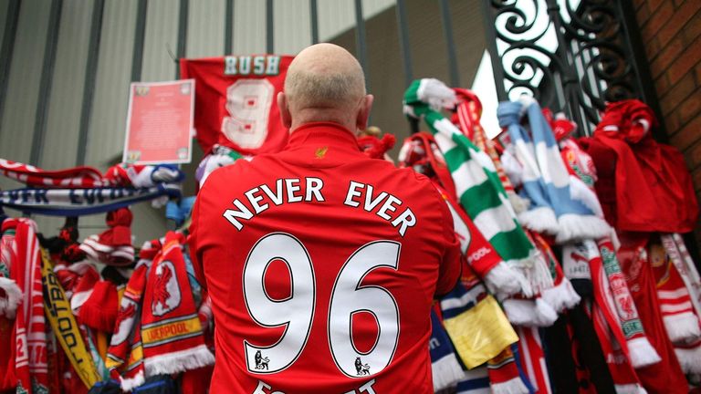 A Memorial Is Held For The 20th Anniversary Of The Hillsborough Tragedy