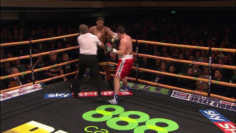Joshua's human punch-bag | Video | Watch TV Show | Sky Sports