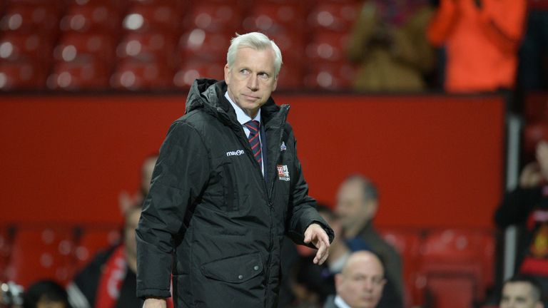 Crystal Palace manager Alan Pardew at full-time