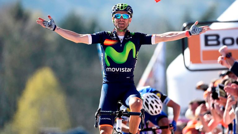 Alejandro Valverde wins the 2016 Fleche Walloinne