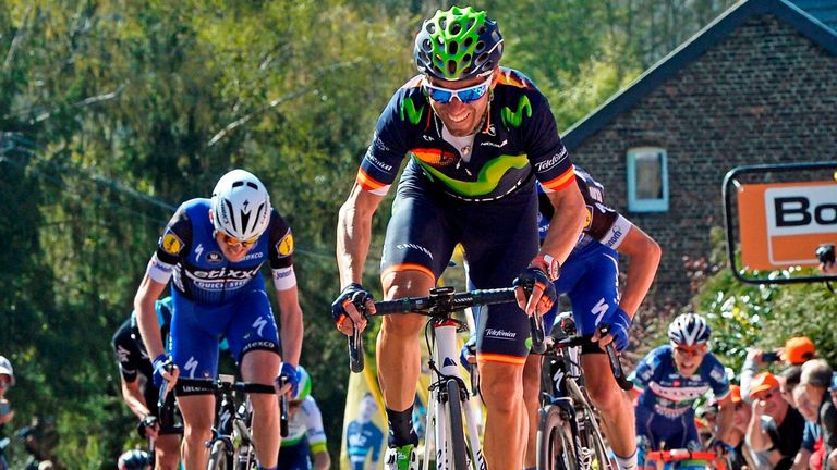 Alejandro Valverde wins the 2016 Fleche Walloinne