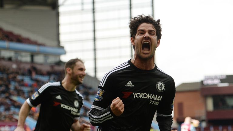 Alex Pato scored his first goal for Chelsea