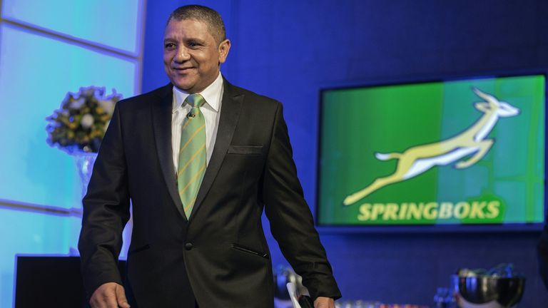 Allister Coetzee is unveiled as South Africa's new coach