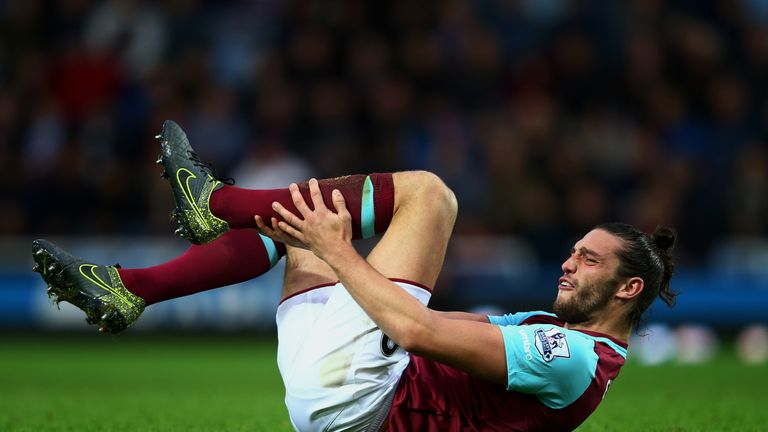 Andy Carroll has suffered an injury-plagued time at West Ham