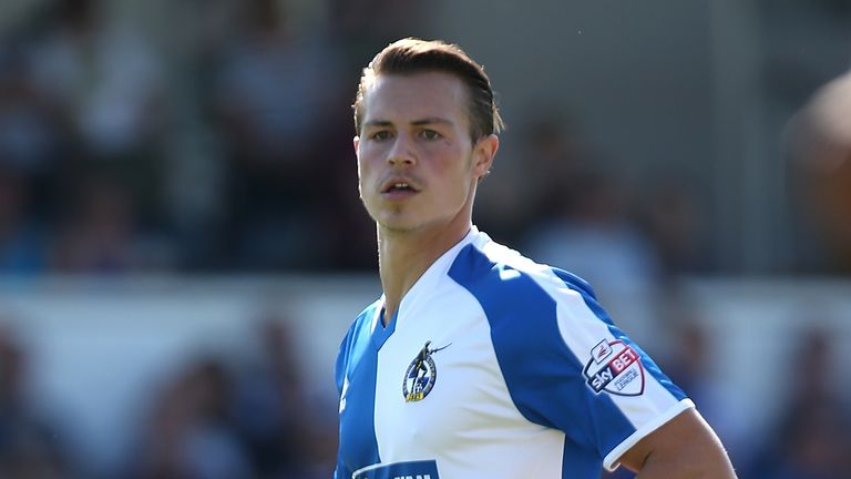 BRISTOL, ENGLAND - AUGUST 08:   Billy Bodin of Bristol Rovers in action during the Sky Bet League Two match 