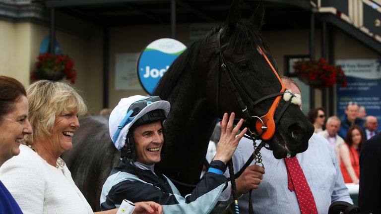 Bocca Baciata and connections were celebrating again at Gowran Park.