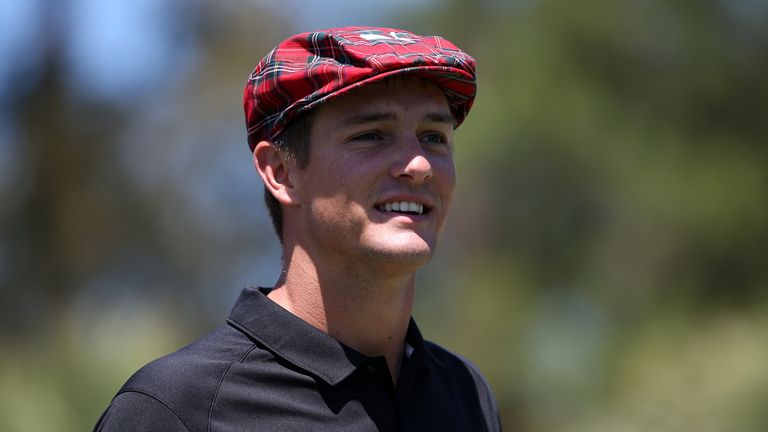 Bryson DeChambeau stands on the first tee during the third round of the 2016 RBC Heritage at Harbour Town Golf Links