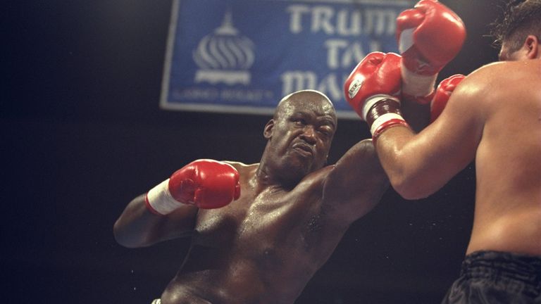 Buster Douglas won the world title by stopping Mike Tyson