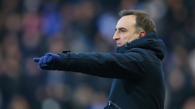 SHREWSBURY, ENGLAND - JANUARY 30: Carlos Carvalhal manager of Sheffield Wednesday gestures during the 