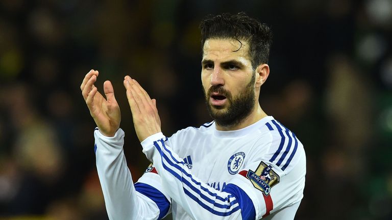 Cesc Fabregas goes up against Kevin De Bruyne this weekend