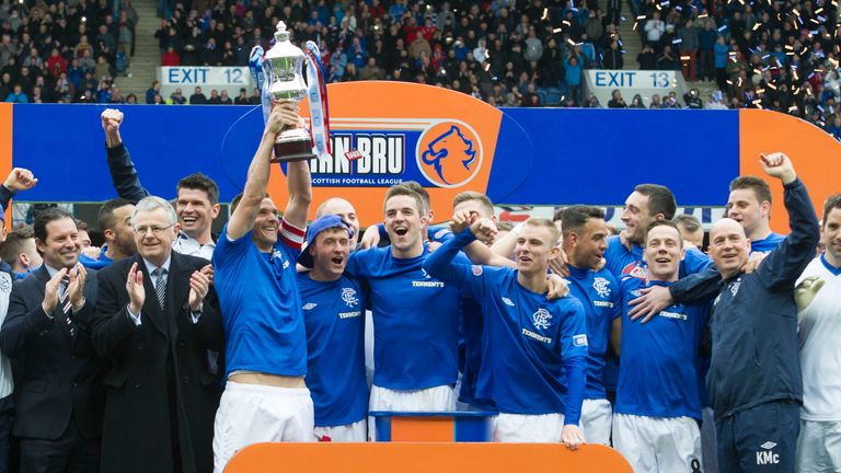 GOAL - In 2012-13, Rangers were in the fourth tier of