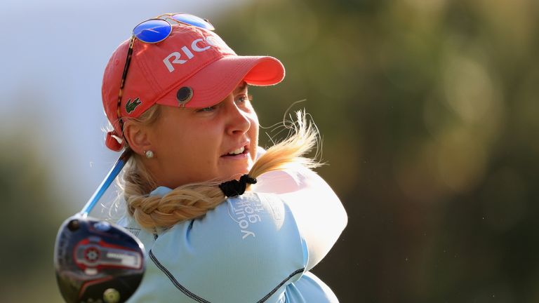 Charley Hull finished tied-second at the ANA Inspiration