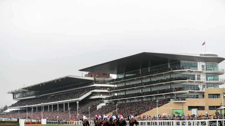 The Princess Royal Grandstand at Cheltenham racecourse