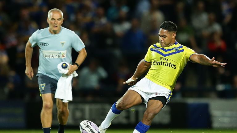 Chris Sandow of Warrington Wolves is out with a hamstring injury