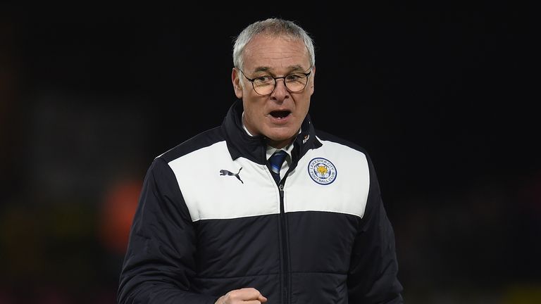 Claudio Ranieri manager of Leicester City