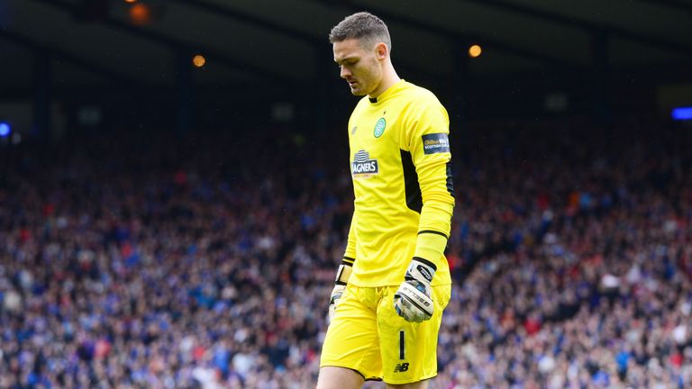 Celtic goalkeeper Craig Gordon tried to put Rangers players off in the penalty shootout