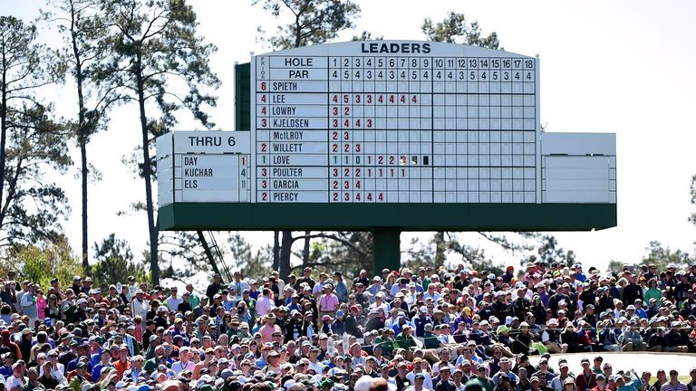 Augusta national was once again packed as the second round of the 80th Masters got under way