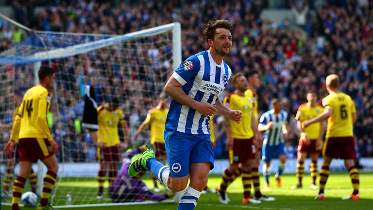 Dale Stephens of Brighton celebrates