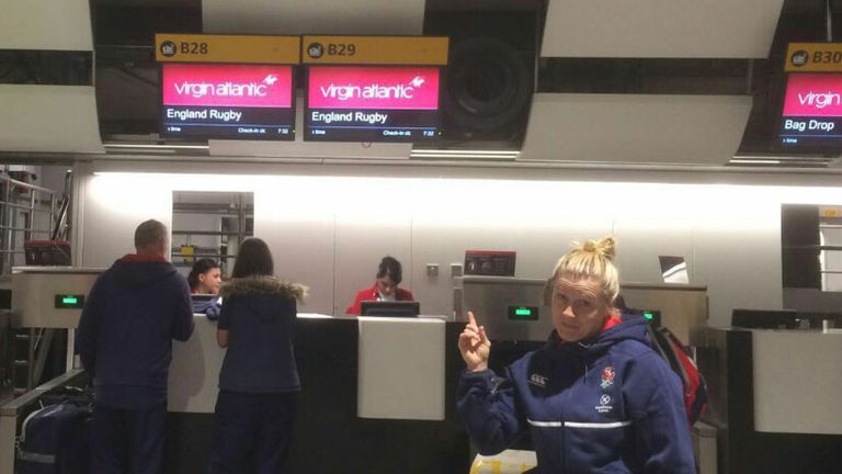 Danielle Waterman appreciating the name check