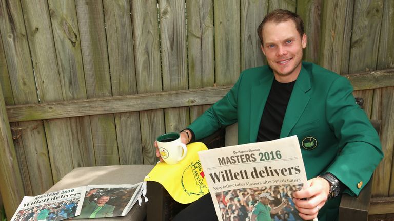 Danny Willett savours his victory at The Masters