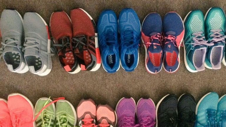 Emily Scarratt's shoe selection