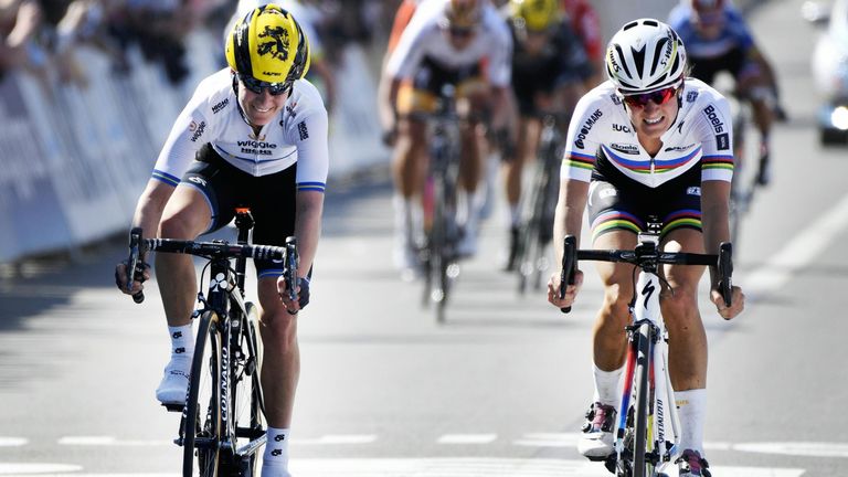 Emma Johansson, Lizzie Armitstead, Tour of Flanders