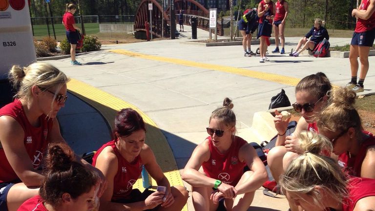 Nothing like playing cards while basking in the sunshine 
