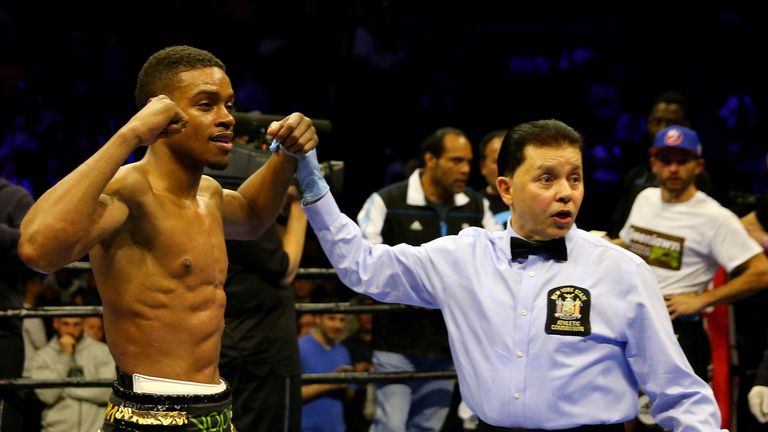 Errol Spence Jr. is declared the winner by knock out