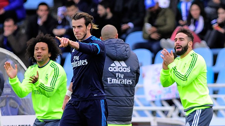 Bale scored the late winner for Real Madrid